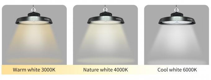 170lm/w Yüksek Lumen UFO Yüksek Bay Işıkları 3CCT Desteği Hareket Sensörü Depo Endüstriyel Lambalar 2