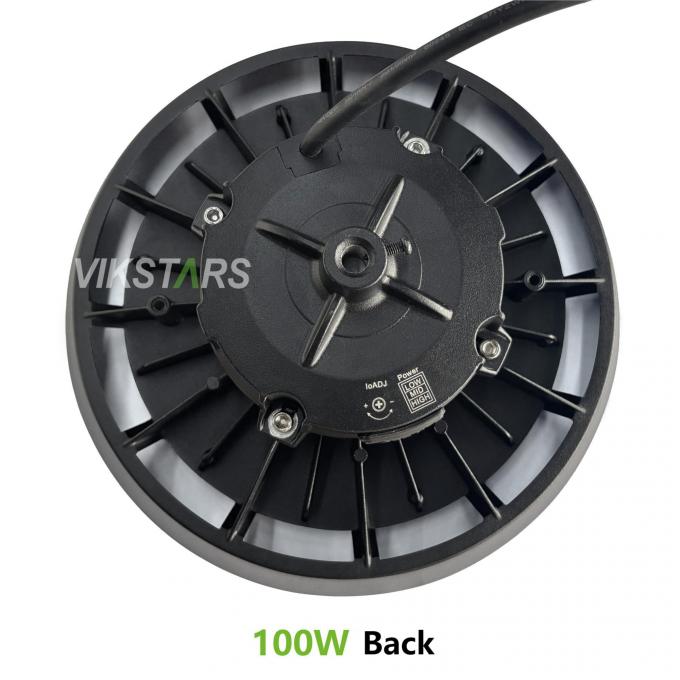 170lm/w Yüksek Lumen UFO Yüksek Bay Işıkları 3CCT Desteği Hareket Sensörü Depo Endüstriyel Lambalar 6