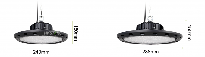 Yüksek Kaliteli 100W 150W 200W Yüksek Körfez Işıkları Proje Endüstriyel Işık Depoları için Klasik Tasarım 6