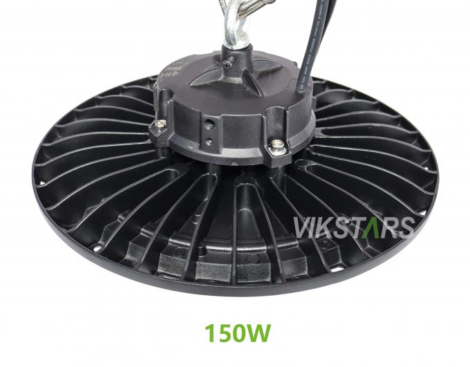 150lm/w UFO Yüksek Körfez Işıkları Döşeme dökümlü Alüminyum Konutlu 5 Yıllık Garanti EMC LED'ler 4