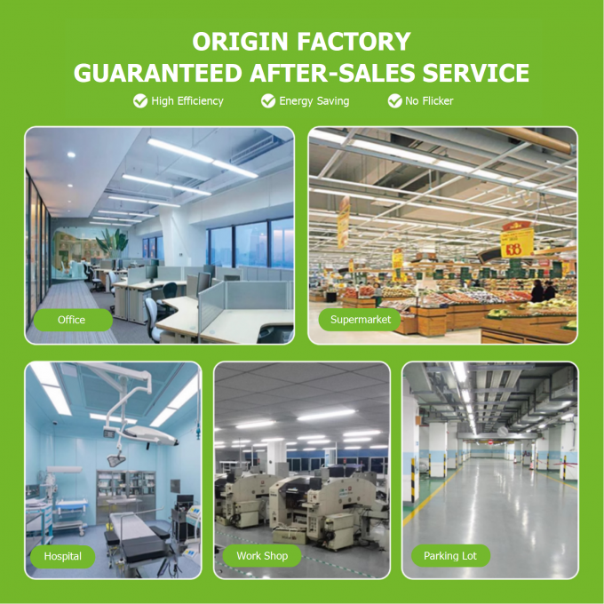 En iyi fiyat 18W 28W 36W LED Temizlik Lampuları İçerideki Süpermarket Hastane Ofisi Doğrusal Işıklar 14