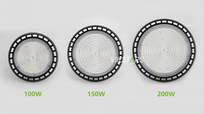 En ucuz Fiyat UFO Yüksek Körfez Işıkları 100W 150W 200W Depo Atölyesi Fabrikası İçin 2