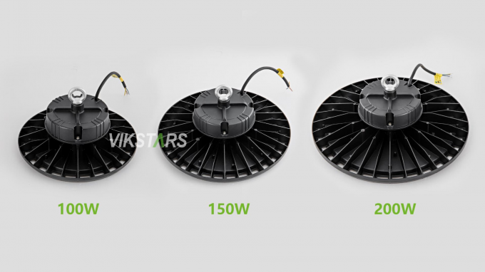 En ucuz Fiyat UFO Yüksek Körfez Işıkları 100W 150W 200W Depo Atölyesi Fabrikası İçin 3