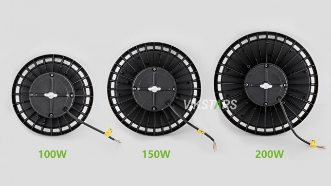 En ucuz Fiyat UFO Yüksek Körfez Işıkları 100W 150W 200W Depo Atölyesi Fabrikası İçin 4