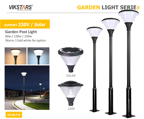 220V Güneş LED Bahçe Işıkları Destekle