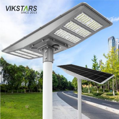 satın al Yeni Çift Yönlü Güneş Enerjili Sokak Lambası IP66 LED Güneş Enerjili Bahçe Işığı 600W 900W Hepsi Bir Arada Güneş Enerjili Peyzaj Işıkları çevrimiçi üretim