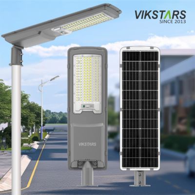 satın al Dış Mekan Entegre Güneş Enerjili Sokak Lambaları Dış Mekan 200w 300w Yol Lambası Işık Sensörü Uzaktan Kumanda Direği İle çevrimiçi üretim