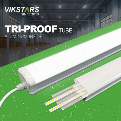 satın al Ucuz Fiyat 36W LED Doğrusal Işıklar Otopark Garaj Su geçirmez 1200mm Üçlü Kanıtlı Tüp çevrimiçi üretim