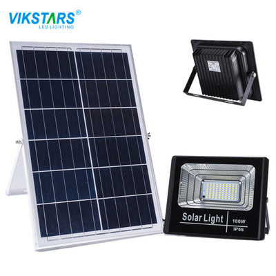 satın al 3.7V Pil ile 30w 60W Güneş 100W LED Sel Işık Alüminyum Braket Kolu çevrimiçi üretim