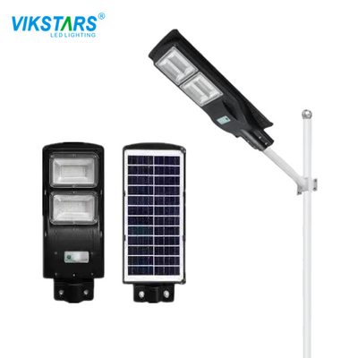 Hepsi Bir Arada Solar Sokak Avlusu Işık Siyah gövdeli ABS Malzemesi