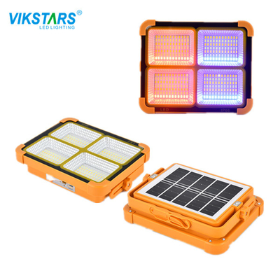 Dış Mekan Seyahat Aydınlatması İçin IP66 ile Güneş Enerjili Şarj Edilebilir Taşınabilir Işık 200W