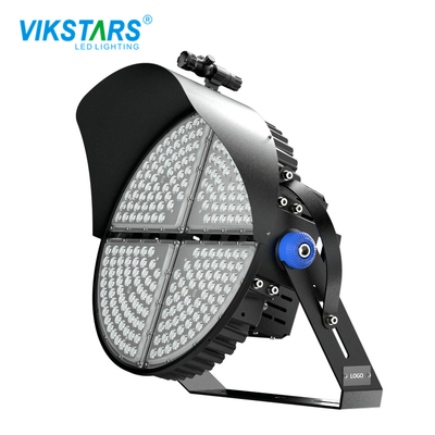Yüksek Direkli Led Stadyum Işığı 400 800 1200w Siyah Alüminyum Muhafaza Kutusu 170lm / W