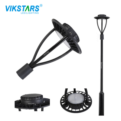Park için Yuvarlak Şekil LED Bahçe Işık IP65 60/120 / 150w Siyah Konut