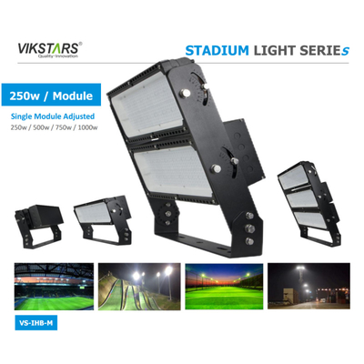 6500K Düzenlenebilir Modül Spor Alanı LED Sel Fenerleri 250w 500w 750w