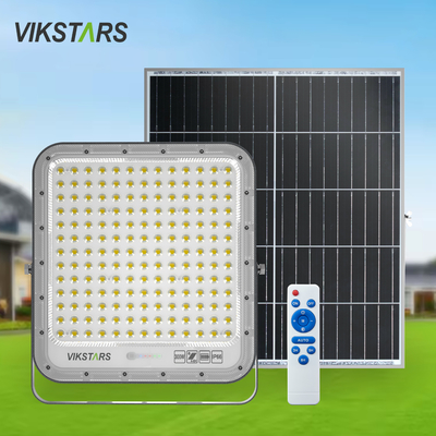 60w 100w 200w 300w LED Güneş Fırtına Işığı Akü Değiştirilebilir Dış Su geçirmez