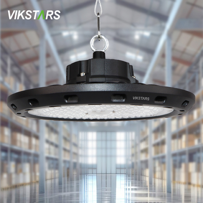 150lm/w UFO Yüksek Körfez Işıkları Döşeme dökümlü Alüminyum Konutlu 5 Yıllık Garanti EMC LED'ler