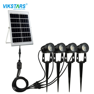 ODM 6V / 1.5W Açık Güneş Enerjili Çim Işıkları Peyzaj Yolu için 6500K RGB